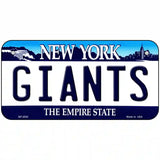 Giants New York State Novelty Metal License Plate 6" x 3" (BP)