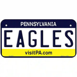 Eagles Pennsylvania State Novelty Metal License Plate 6" x 3" (BP)