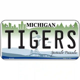 Tigers Michigan State Metal Novelty License Plate 6" x 3" (BP)