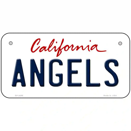 Angels California State Novelty Metal License Plate 6" x 3" (BP)