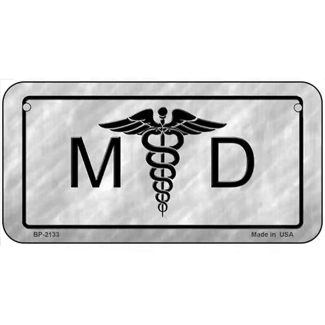 MD Metal Novelty License Plate 6" x 3" (BP)