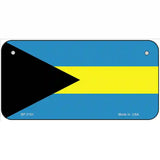 Bahamas Flag Metal Novelty License Plate 6" x 3" (BP)