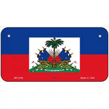 Haiti Flag Metal Novelty License Plate 6" x 3" (BP)