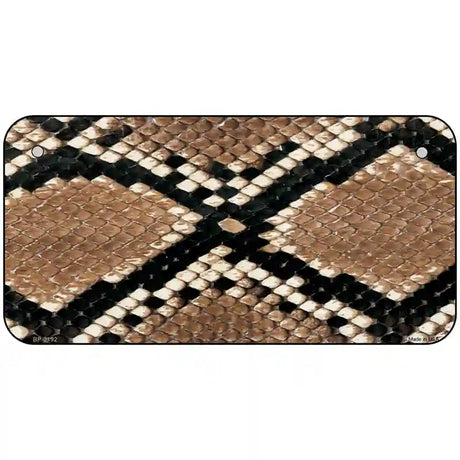 Snake Skin Metal Novelty License Plate 6" x 3" (BP)