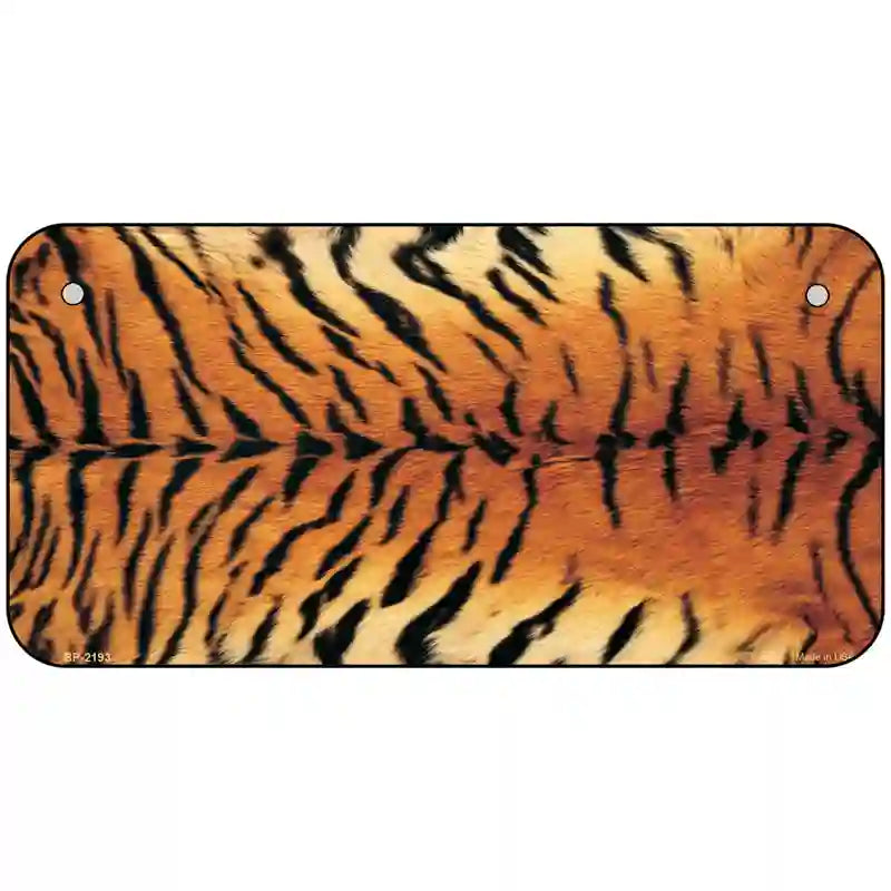 Tiger Metal Novelty License Plate 6" x 3" (BP)