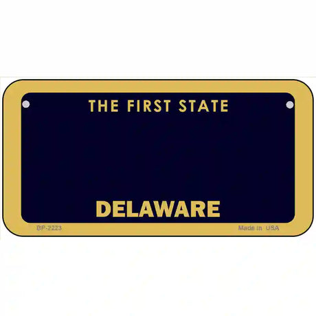 Delaware State Blank Novelty Metal License Plate 6" x 3" (BP)