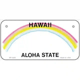 Hawaii Novelty State Blank Metal License Plate 6" x 3" (BP)