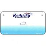 Kentucky Novelty State Blank Metal License Plate 6" x 3" (BP)