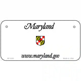 Maryland Novelty State Blank Metal License Plate 6" x 3" (BP)