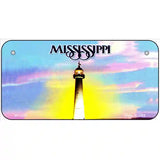 Mississippi Novelty State Blank Metal License Plate 6" x 3" (BP)