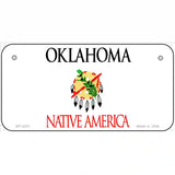 Oklahoma Novelty State Blank Metal License Plate 6" x 3" (BP)