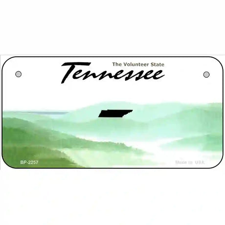 Tennessee Novelty State Blank Metal License Plate 6" x 3" (BP)