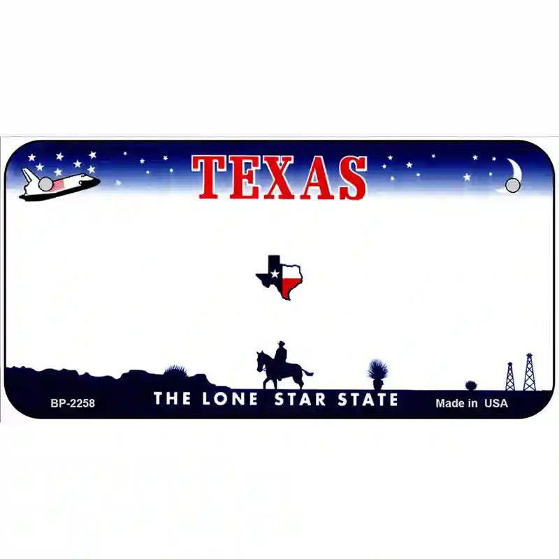 Texas The Lone Star State Metallschild – 20,3 X 30,5 Cm Aluminium, Wetterfest Für Innen/Außen