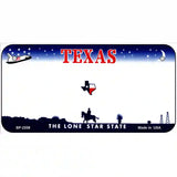 Texas Novelty State Blank Metal License Plate 6" x 3" (BP)