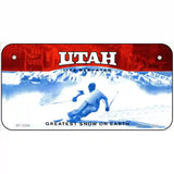 Utah Novelty State Blank Metal License Plate 6" x 3" (BP)