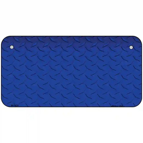 Diamond Blue Metal Novelty License Plate 6" x 3" (BP)