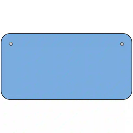 Baby Blue Solid Metal Novelty License Plate 6" x 3" (BP)