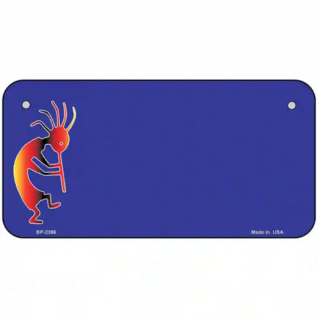 Kokopeli Offset Metal Novelty License Plate 6" x 3" (BP)