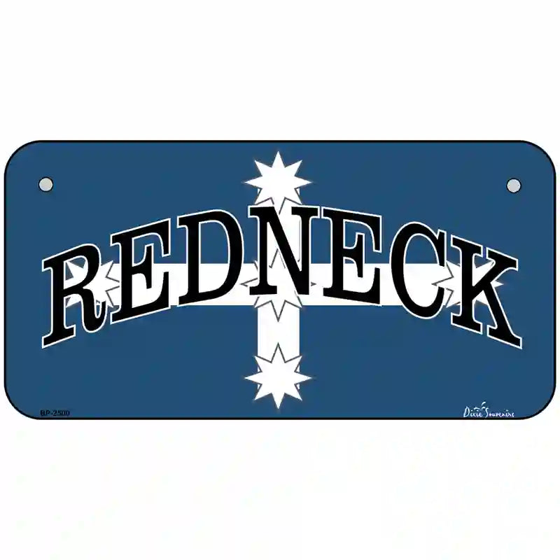 Redneck Eureka Metal Novelty License Plate 6" x 3" (BP)