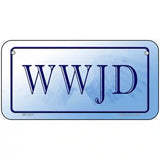 WWJD Metal Novelty License Plate 6" x 3" (BP)