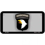 Airborne Eagle Novelty Metal License Plate 6" x 3" (BP)