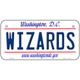 Wizards Washington DC State Metal Novelty License Plate 6" x 3" (BP)