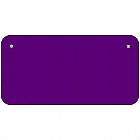 Purple Solid Metal Novelty License Plate 6" x 3" (BP)