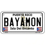 Bayamon Puerto Rico Metal Novelty License Plate 6" x 3" (BP)