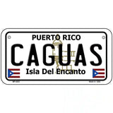 Caguas Puerto Rico Metal Novelty License Plate 6" x 3" (BP)