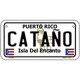 Catano Puerto Rico Metal Novelty License Plate 6" x 3" (BP)