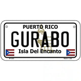 Gurabo Puerto Rico Metal Novelty License Plate 6" x 3" (BP)