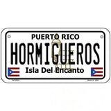 Hormiguesros Puerto Rico Metal Novelty License Plate 6" x 3" (BP)