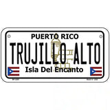 Trujillo Alto Puerto Rico Metal Novelty License Plate 6" x 3" (BP)