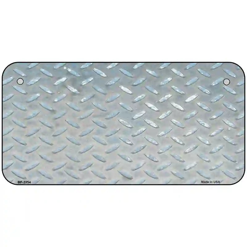 Silver Toolbox Diamond Metal Novelty License Plate 6" x 3" (BP)