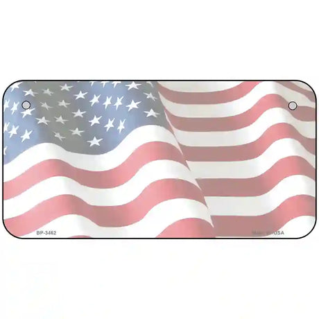 Faded Old Glory Metal Novelty License Plate 6" x 3" (BP)