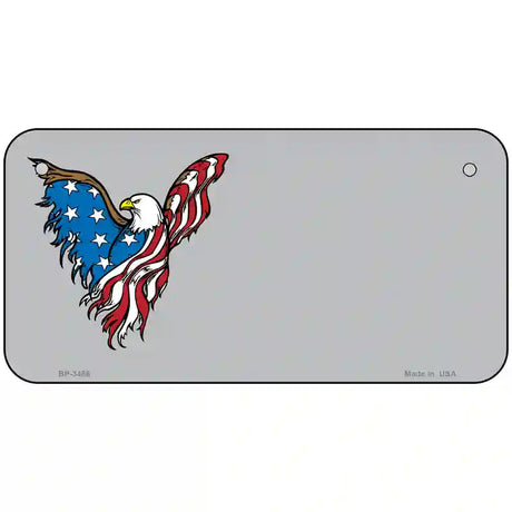 American Eagle Offset Metal Novelty License Plate 6" x 3" (BP)