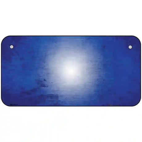 Blue White Fade Scratched License Plate Metal Novelty 6" x 3" (BP)