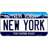 New York State Novelty Metal License Plate 6" x 3" (BP)