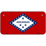 Arkansas State Flag Metal Novelty License Plate 6" x 3" (BP)