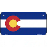 Colorado State Flag Metal Novelty License Plate 6" x 3" (BP)