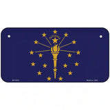 Indiana State Flag Metal Novelty License Plate 6" x 3" (BP)