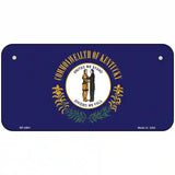 Kentucky State Flag Metal Novelty License Plate 6" x 3" (BP)