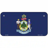 Maine State Flag Metal Novelty License Plate 6" x 3" (BP)