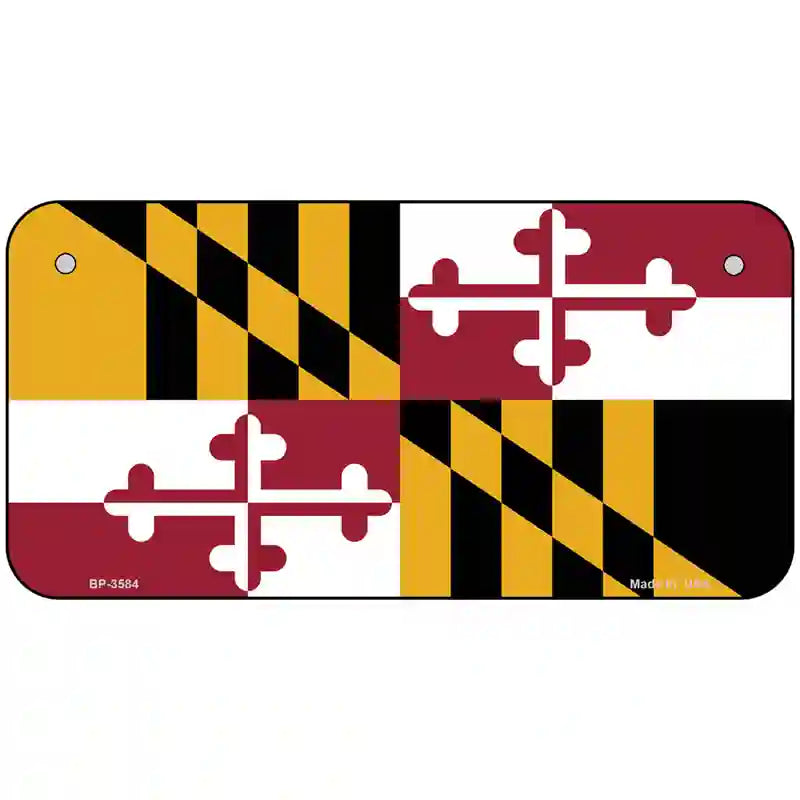 Maryland State Metal Novelty License Plate 6" x 3" (BP)