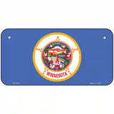 Minnesota State Flag Metal Novelty License Plate 6" x 3" (BP)