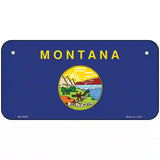 Montana State Flag Metal Novelty License Plate 6" x 3" (BP)