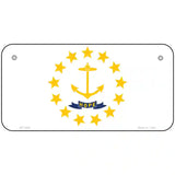 Rhode Island State Flag Metal Novelty License Plate 6" x 3" (BP)