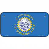 South Dakota State Flag Metal Novelty License Plate 6" x 3" (BP)