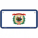 West Virginia State Flag Metal Novelty License Plate 6" x 3" (BP)