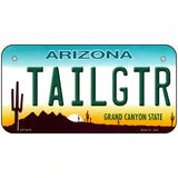 Tailgtr Arizona Novelty Metal License Plate 6" x 3" (BP)